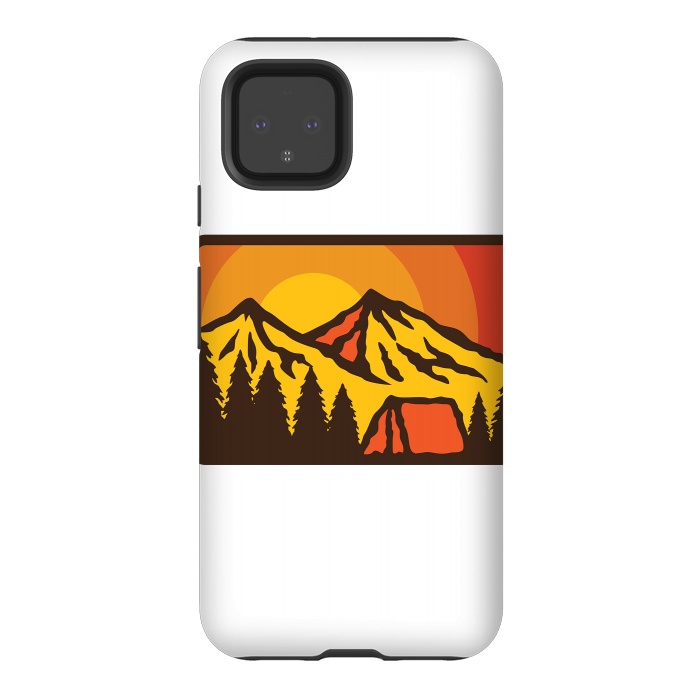 Pixel 4 StrongFit Camping Sunrise by Afif Quilimo