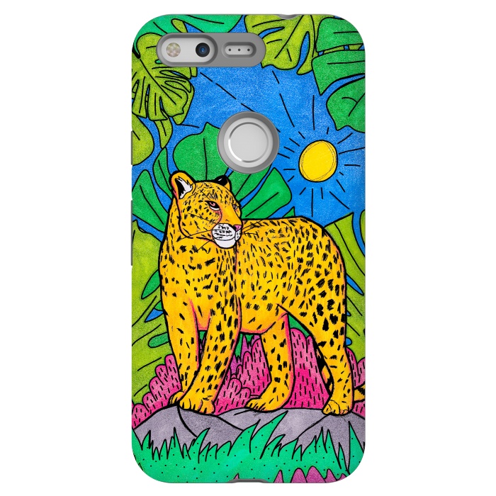 Pixel StrongFit Jungle leopard by Steve Wade (Swade)
