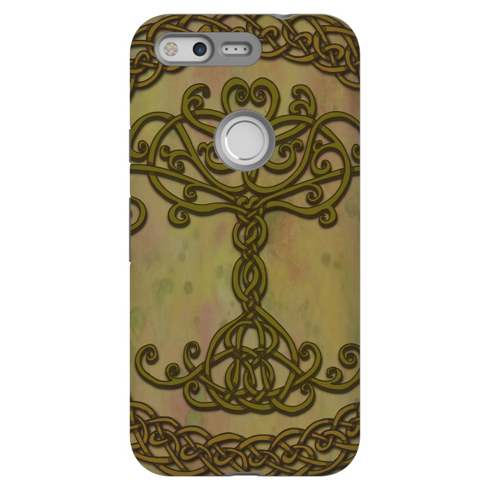 Pixel StrongFit Celtic Tree of Life I by Lotti Brown
