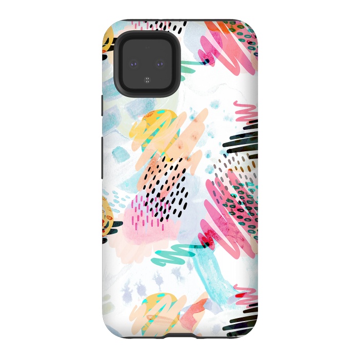 Pixel 4 StrongFit Fun colorful summer doodles by Oana 
