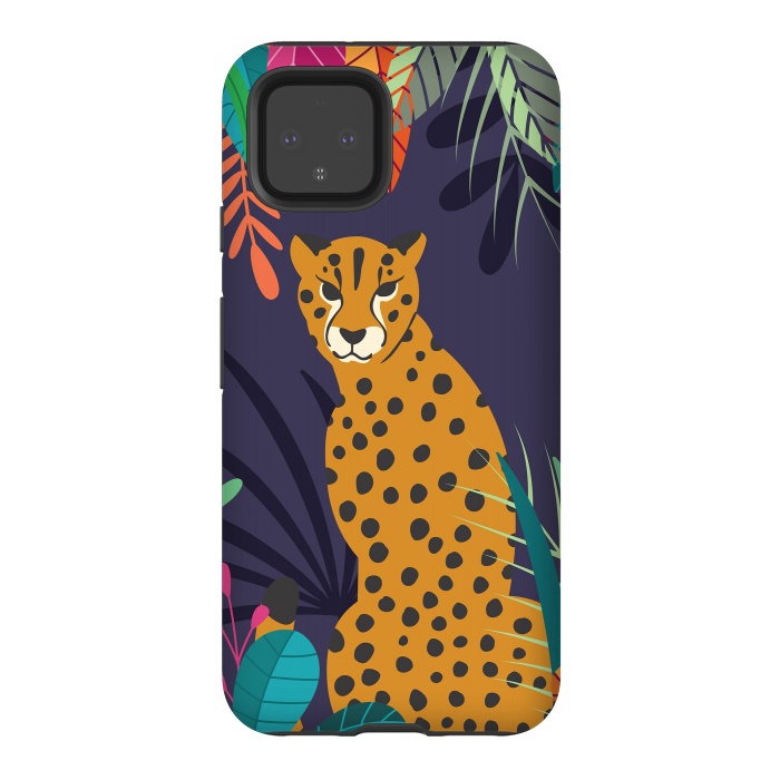 Pixel 4 StrongFit Cheetah sitting in the wild by Jelena Obradovic