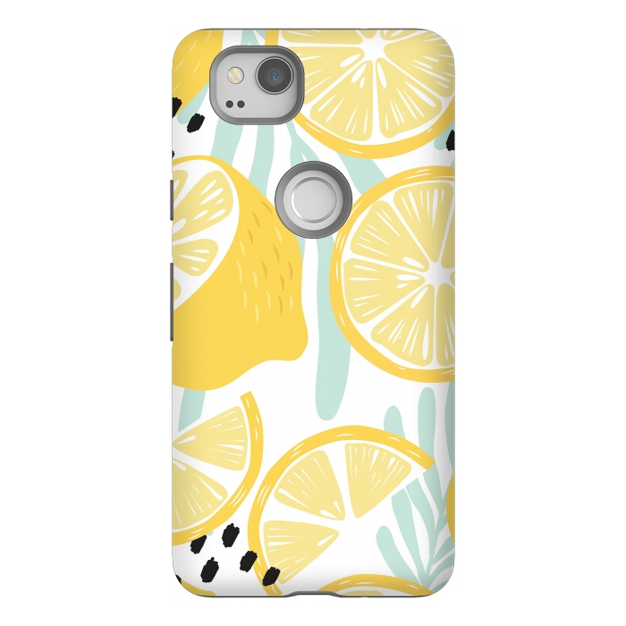 Pixel 2 StrongFit Lemon pattern 02 by Jelena Obradovic