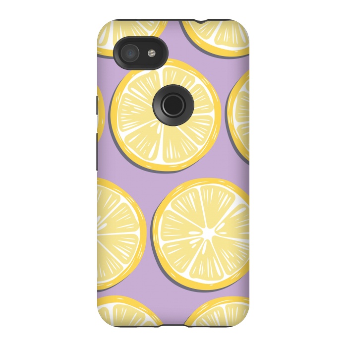 Pixel 3AXL StrongFit Lemon pattern 10 by Jelena Obradovic