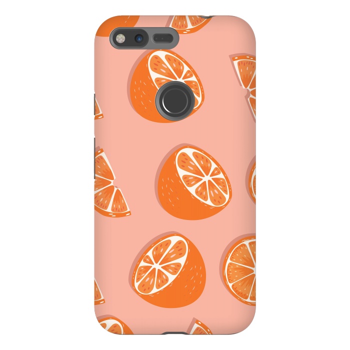 Pixel XL StrongFit Orange pattern 03 by Jelena Obradovic