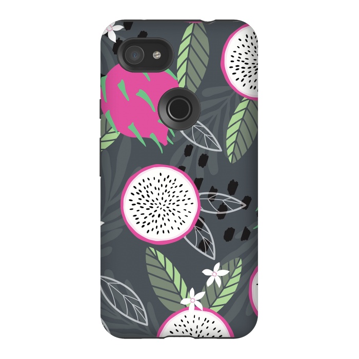 Pixel 3AXL StrongFit Dragon fruit pattern 04 by Jelena Obradovic