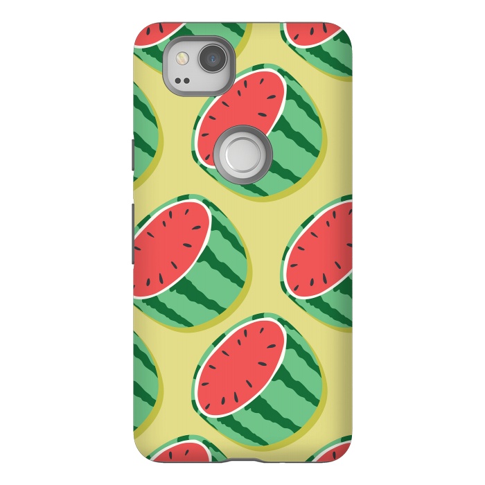 Pixel 2 StrongFit Watermelon pattern 02 by Jelena Obradovic