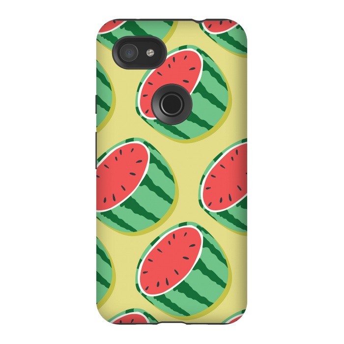 Pixel 3AXL StrongFit Watermelon pattern 02 by Jelena Obradovic