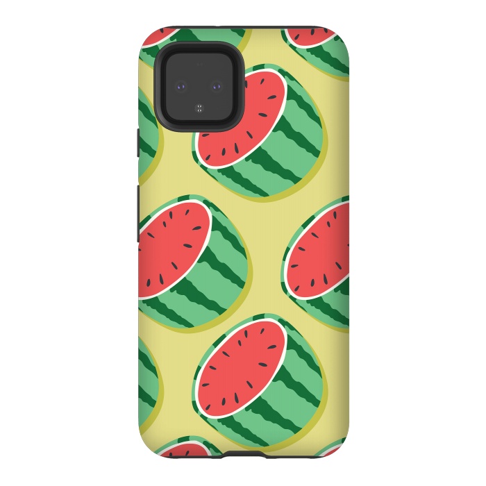 Pixel 4 StrongFit Watermelon pattern 02 by Jelena Obradovic