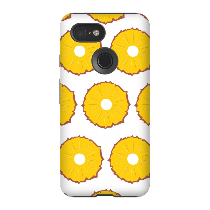 Pixel 3 StrongFit Pineapple pattern 01 by Jelena Obradovic
