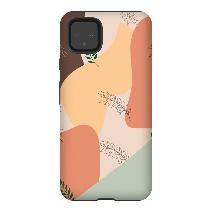 Pixel 4XL StrongFit Summer Abstract Minimal Art by Creativeaxle