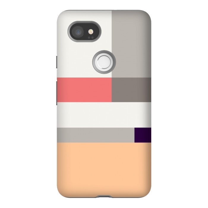 Pixel 2XL StrongFit Colors in Block Minimal Art by Creativeaxle