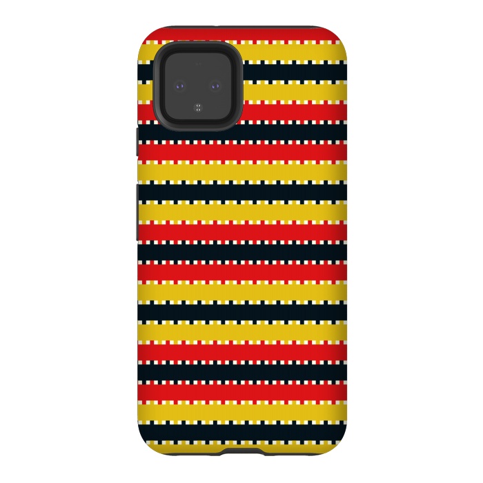 Pixel 4 StrongFit Plaid Yellow by TMSarts