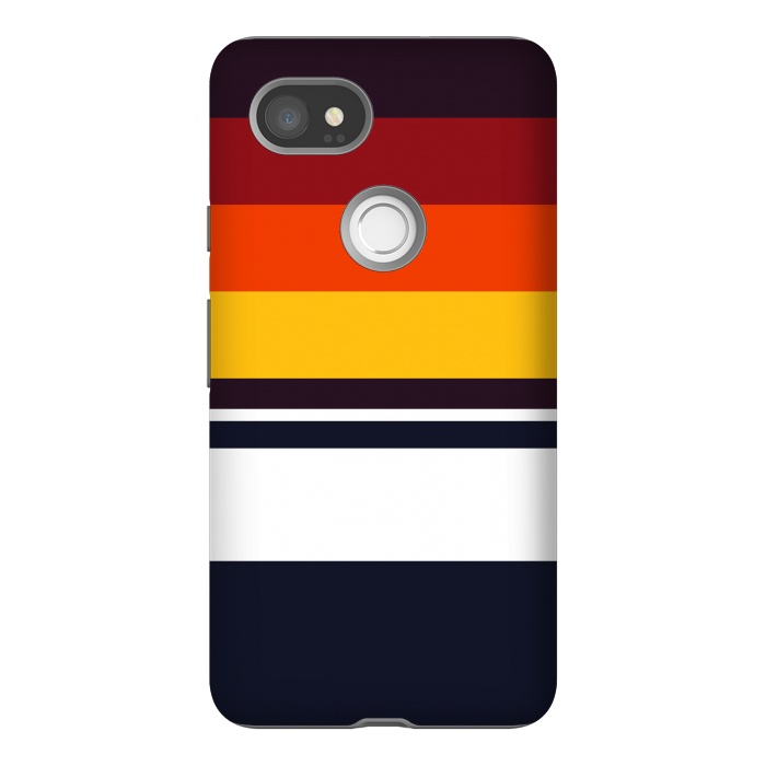 Pixel 2XL StrongFit Sunset Retro by TMSarts
