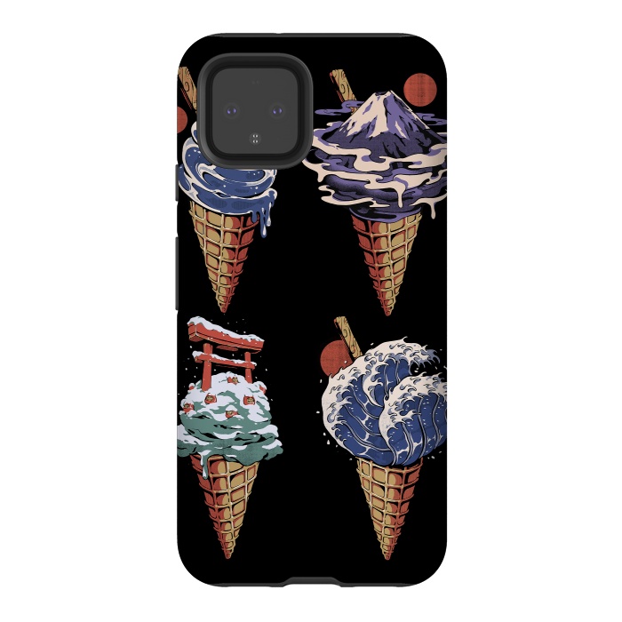 Pixel 4 StrongFit Japanese Ice Creams by Ilustrata