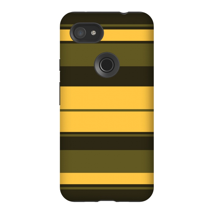 Pixel 3AXL StrongFit Vintage Yellow by TMSarts
