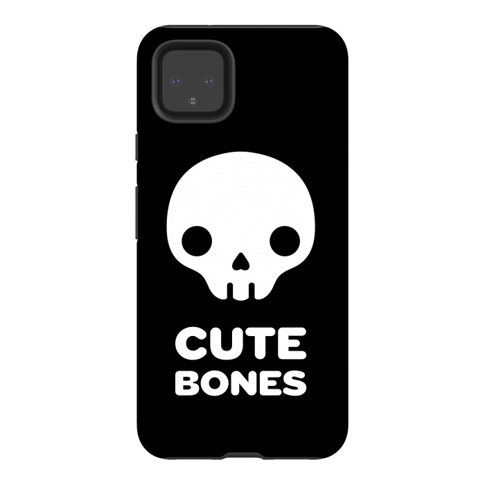 Pixel 4XL StrongFit Cute skull by Laura Nagel