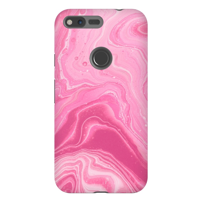 Pixel XL StrongFit Pink marble 2 by Winston