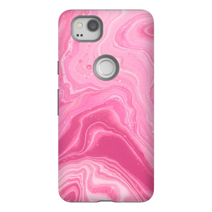 Pixel 2 StrongFit Pink marble 2 by Winston