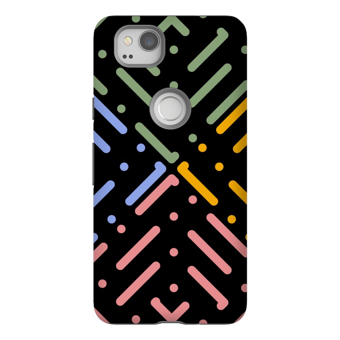 Pixel 2 StrongFit Digital Line and Dots  by TMSarts