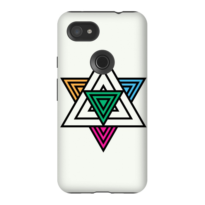 Pixel 3AXL StrongFit Star Triangles by TMSarts