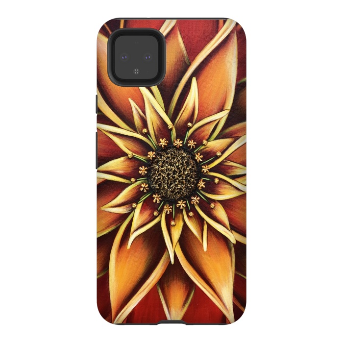 Pixel 4XL StrongFit Persimmon  by Denise Cassidy Wood