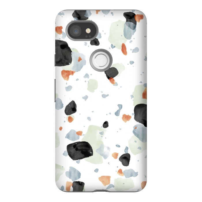 Pixel 2XL StrongFit Abstract Watercolor Painting Terrazzo Pattern 04 by amini54