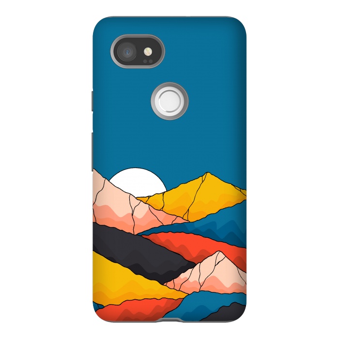 Pixel 2XL StrongFit The mountainous range by Steve Wade (Swade)