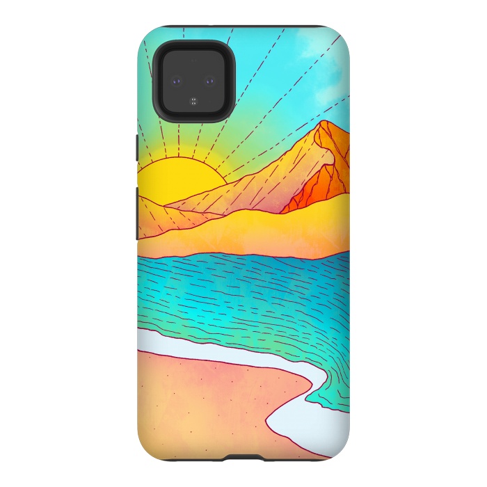 Pixel 4XL StrongFit I wish to be by the sea by Steve Wade (Swade)