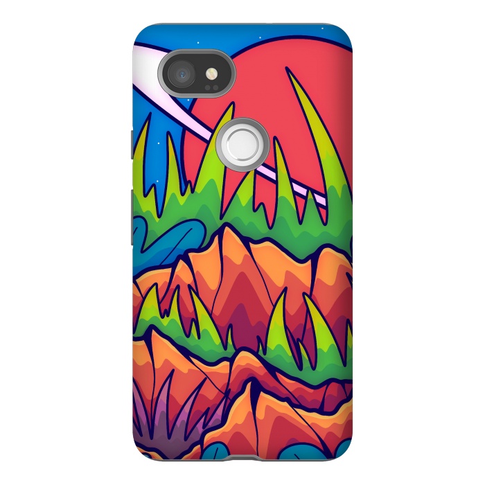 Pixel 2XL StrongFit A tropical space world by Steve Wade (Swade)