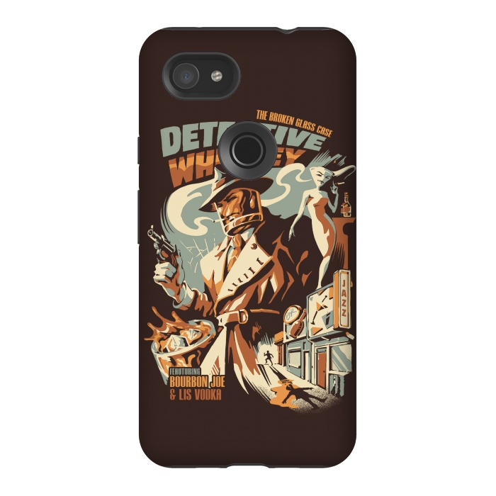 Pixel 3AXL StrongFit Detective Whiskey by Ilustrata