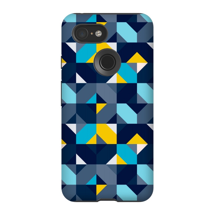 Pixel 3 StrongFit Geometric Hypnotic Shapes by TMSarts