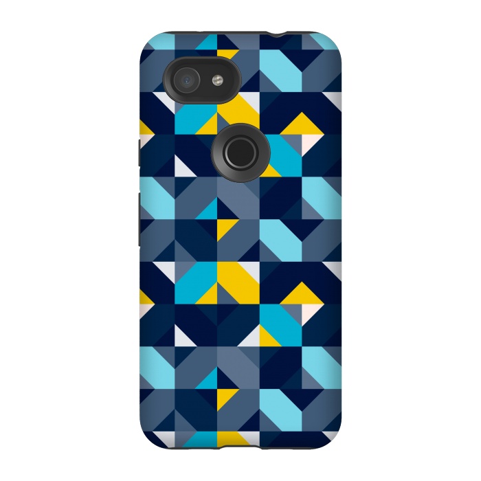 Pixel 3A StrongFit Geometric Hypnotic Shapes by TMSarts
