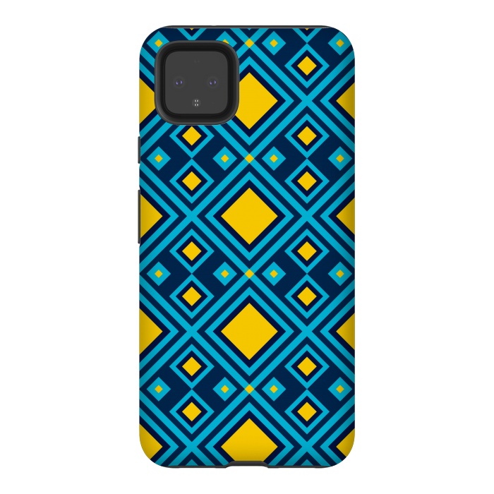 Pixel 4XL StrongFit Geometric Abstract Diamond by TMSarts