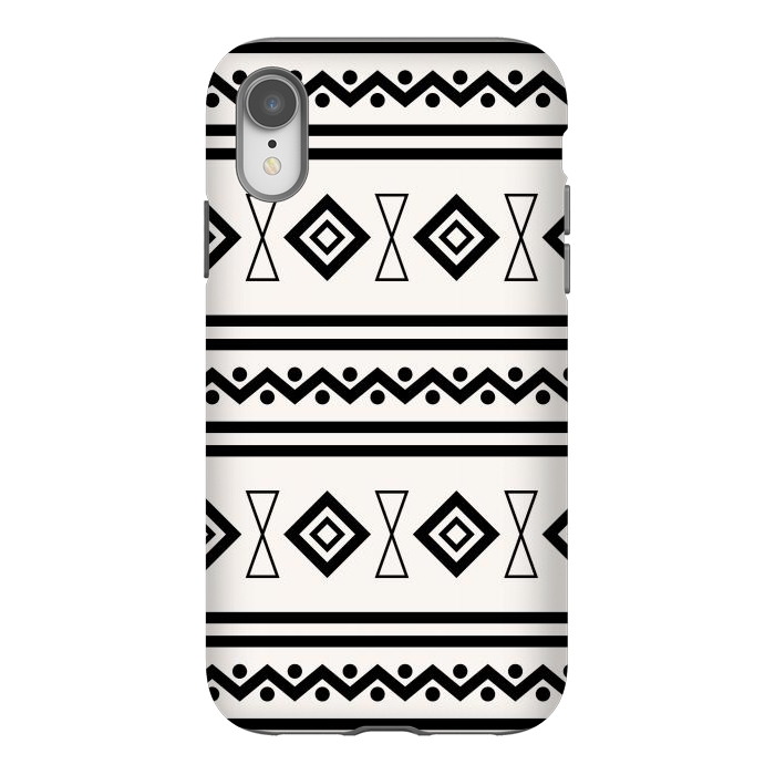 iPhone Xr StrongFit Doodle Aztec by TMSarts