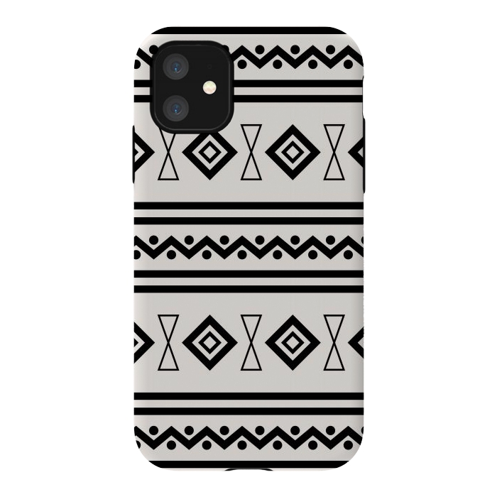 iPhone 11 StrongFit Doodle Aztec by TMSarts