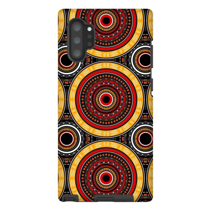 Galaxy Note 10 plus StrongFit Mandala Tribal by TMSarts