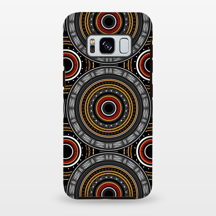 Galaxy S8 plus StrongFit Mandala Tribal Art by TMSarts