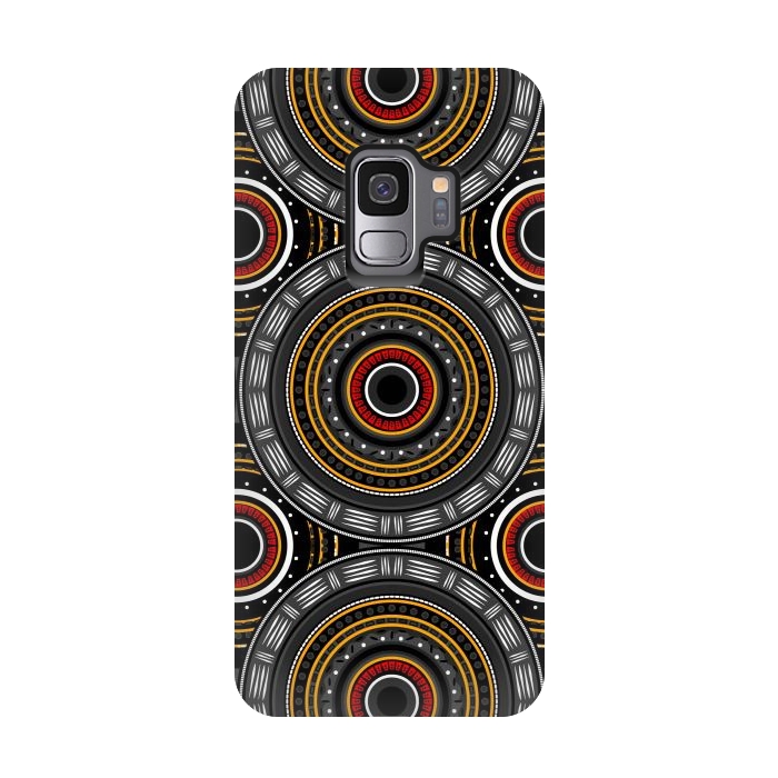 Galaxy S9 StrongFit Mandala Tribal Art by TMSarts