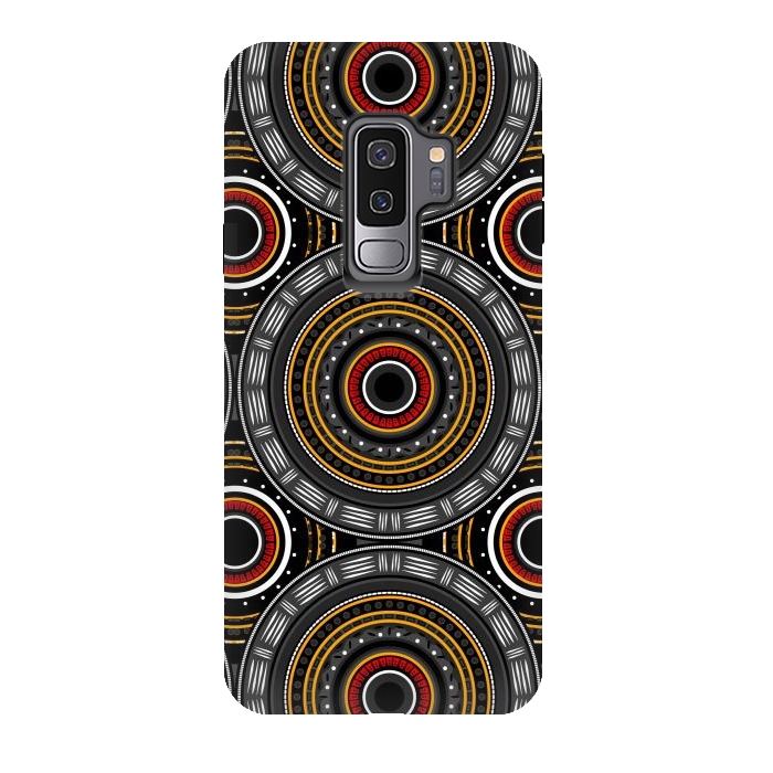 Galaxy S9 plus StrongFit Mandala Tribal Art by TMSarts