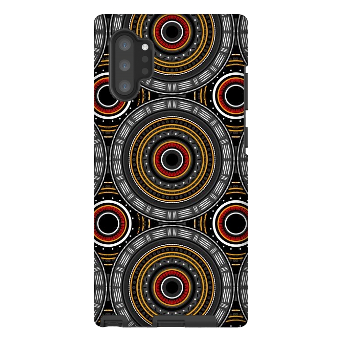 Galaxy Note 10 plus StrongFit Mandala Tribal Art by TMSarts