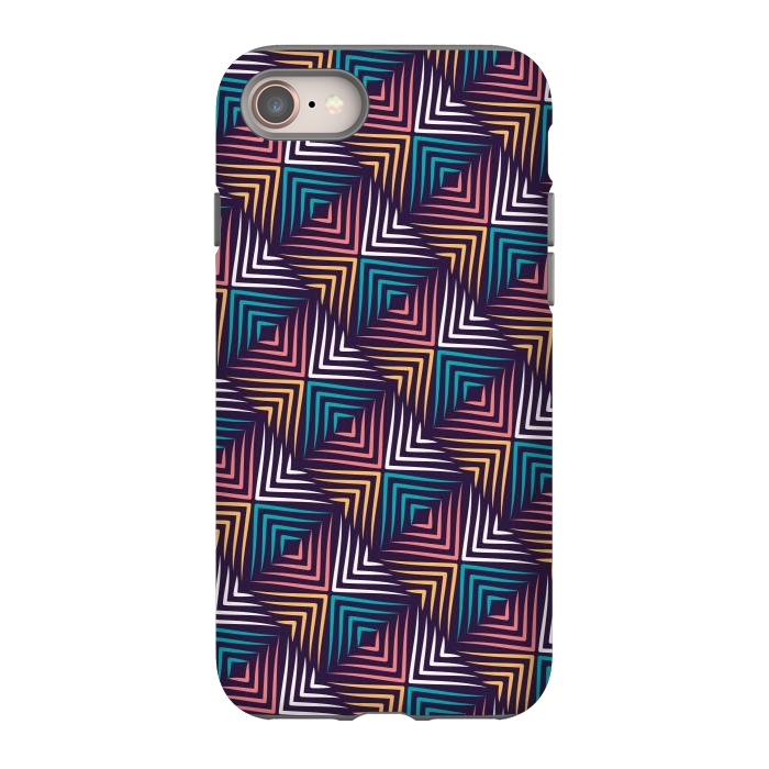 iPhone 8 StrongFit Geo Zigzag by TMSarts
