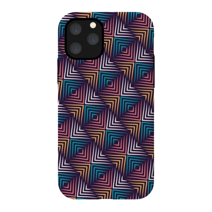 iPhone 11 Pro StrongFit Geo Zigzag by TMSarts