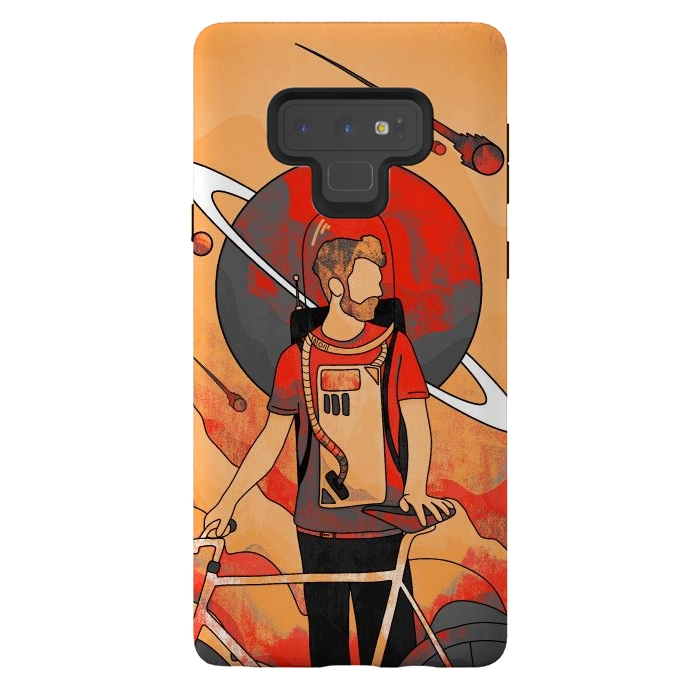 Galaxy Note 9 StrongFit A traveller of Mars by Steve Wade (Swade)