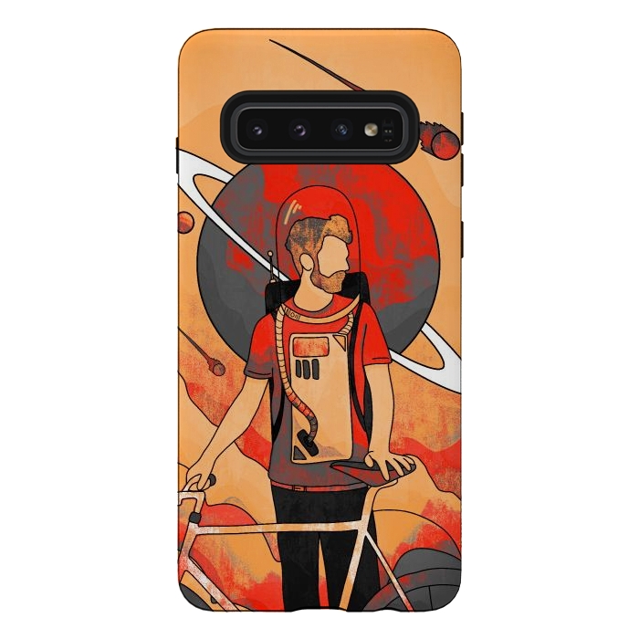 Galaxy S10 StrongFit A traveller of Mars by Steve Wade (Swade)