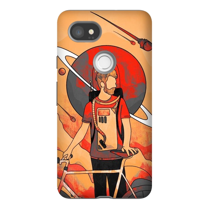 Pixel 2XL StrongFit A traveller of Mars by Steve Wade (Swade)