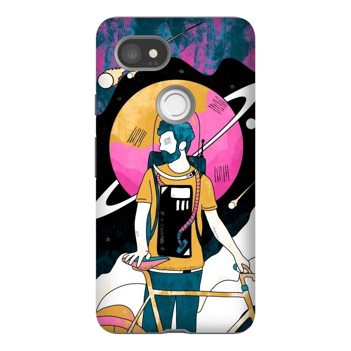 Pixel 2XL StrongFit The space messenger  by Steve Wade (Swade)