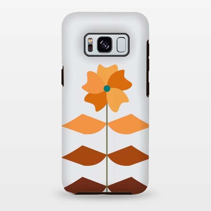 Galaxy S8 plus StrongFit Geometrical Floral by Creativeaxle
