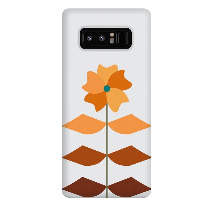 Galaxy Note 8 StrongFit Geometrical Floral by Creativeaxle