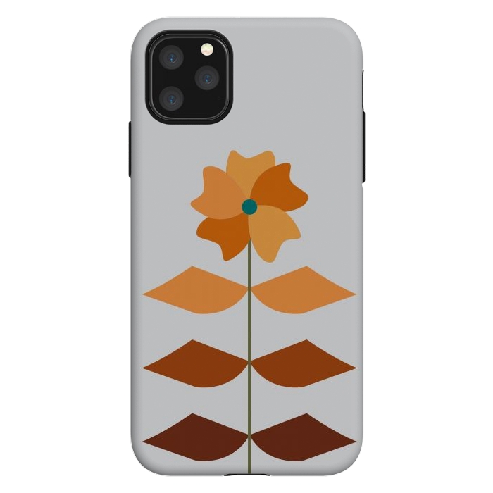 iPhone 11 Pro Max StrongFit Geometrical Floral by Creativeaxle