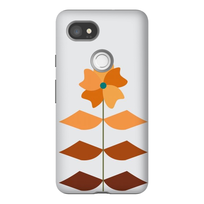 Pixel 2XL StrongFit Geometrical Floral by Creativeaxle
